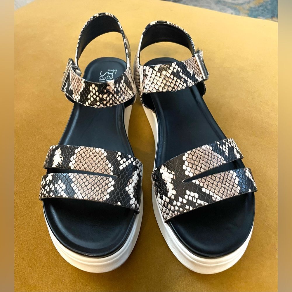 Franco Sarto Essie Python Sandals 7.5 - image 2
